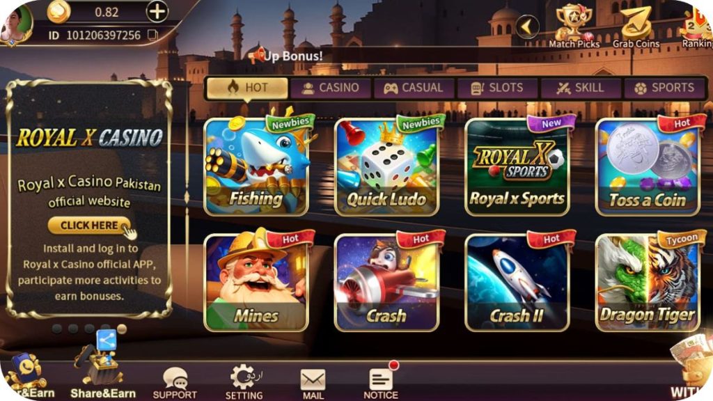 Royal X Casino Game
